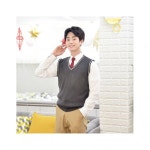 교복몰 보풀방지 그레이 화이트라인 교복조끼(남자) : 사야해몰5