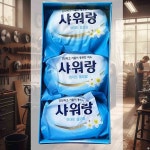 목욕비누 샤워랑 16SET 공중화장실 일반비누 : 워 터