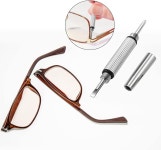 실버 3 in 1 미니 드라이버 휴대용 안경 수리 키트 선글라스 시계 도구 프레임 너트 : 늘봄샵1