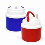 캠핑용 2L 보냉 수통 휴대용수통 손잡이물병 야외활동용물병 : 푸진