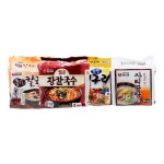 농심 후루룩 칼국수 97g+얼큰장칼국수 103g 각 4개 + 순한너구리 120g+사리곰탕면 110g 각 5개 (총 18개) : 피케이스토어1