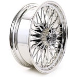 TOFR 18인치 크롬 후륜 림 팻 킹 스포크 튜브리스 할리... 스프링거 06-10 팻 보이 FLSTF 06-17 듀스 00-08 다이 Chrome : 마자베스트샵