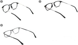 마야 스타 2쌍 길이의 TR 소재 안경 교체 템플 이어 후크 미끄럼 방지 실리콘 끝 팁 119x6.3mm : 늘봄샵1