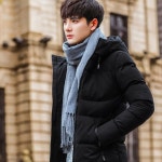 데일리 남성 패딩 점퍼 캐주얼 패딩 자켓 덕다운 간절기 오버핏 : 케와몰