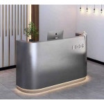 스텐 접수대 스테인리스 인포 카운터 미용실 카페 안내데스크 프론트 : 직구고촌1
