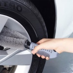 행복득템 타이어브러쉬 세차용품세트 세차거품솔 차량바퀴청소솔 : 행복득템연구소