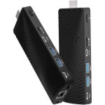 미니 PC 스틱 윈도우 11 셀러론 J4105 8GB 램 128GB eMMC 2.7GHz USBC 무팬 데스크탑 USB 3.0 x 2 RJ45 기가비트 이더넷 4K 60Hz 와... 