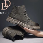 가죽 부츠 겨울 하이탑 멋진 인렌식 워커 내남자 멀린슨 가을 남성 윈터 진피 : SunnyBay