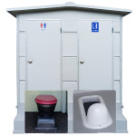푸세식 야외 재래식화장실 양변기1개 변기1개 휴게소 AES2 : 디지털종합상사