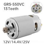 13 톱니 RS550 고속 DC 모터 13T 12V/14.4V/25V 21500-29000RPM RC 자동차 드론 DIY 모델용 마이크로 전기 : 트리파바