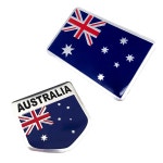 호주 국기 엠블럼 배지 자동차 오토바이 국가 알루미늄 합금 금속 스티커 푸조 BMW 오펠 S0390 : 젤블블리즈