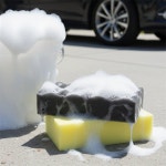 하나스마트 자동차 셀프세차 스펀지 스크래치방지 : 하나스마트샵