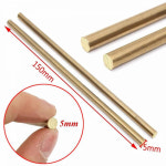 1-10pcs 황동 막대 직경 1.6-20mm 길이 100-450mm 라운드 바 나이프 핸들 부품 diy 액세서리 : 아이템캐쳐