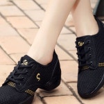 방송댄스 줌바 운동화 라인 34 666-다홍 댄스 연습화 A. 8 듀얼 블랙, A. 34 : 데일리솔트a