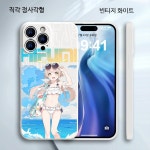핸드폰 케이스 아이폰 15 적합 11 샤오자오 미유 12 신상 xs 맥스 월눈 궁전 x 남성 xr 【액체 실리콘】 고풍스러운 화이트-아자곡 일본 : 율럽몰