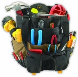 커스텀 가죽크래프트 1138 소프트버킷 공구 캐리어 47 포켓 : 라즈빈