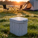 휴대용 설계 튼튼한 실외 사용 간이화장실 변기 전용 : 두처리하우스