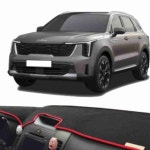 24년이후 쏘렌토MQ4 PE 차량 대시보드 논슬립 커버 자동차인테리어 미끄럼방지커버 : 도인트