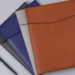 문서훼손 방지 구겨진 종이 보관 가죽 A4 서류 파우치 가방 : 올팜상회02