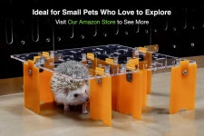 기니로프트TM 우리 안의 미로 햄스터 쥐 저빌 및 기타 작은 설치류를 위한 GLOBE MOTORS 쉽게 만들 수 있고 케이지 안에 들어가거나... 