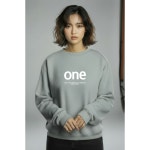 [AN] 원 남녀공용 맨투맨 스웨트셔츠 : 에스아이씨
