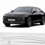 그랜저GN7 크롬 자동차 바람막이 세트 차량용윈도우몰딩 차량외관튜닝 차량보호가드 : 도인트