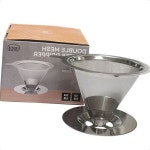 페르비타 드립 드리퍼 핸드 커피 도자기 필터 3인용 : 베젤가든