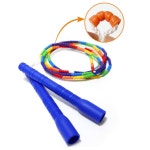 신나는줄넘기 어린이 리듬파워 줄넘기 임의색상 다이어트 단체 체육시간 초등학생 : 럭키브릿지몰