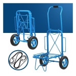 캐리어카트통바퀴 핸드카트 구루마 손수레 접이식 밀바 : 레디포