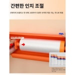 프리미엄 테이프 스티커 필름 종이 거치대 절단기 컷팅기 다꾸용 1단계 커터 1개 55 0mm x 20m 커버 필름 1롤 : 혁신상인