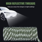 코드펫 경량 나일론 트레이닝 스트랩 6FTX1/4인치 그린 편안한 실리콘 손잡이로 산책하는 캠핑 뒷마당 밖에서 반려견 고양이를 위한 엉킴... 