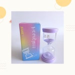 측정 인테리어 시간 모래시계 유리 소품 타이머 학습용 유선형 : 원클릭샵4호점