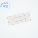 5구 유럽형 1로 6모듈 화이트 스위치 똑템 : 로블스몰