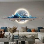 한옥 펜션 포인트 램프 동양화 전통 가옥 벽등 외벽등 흐르는 물은 부를 가져옵니다 - - a 80 x 30- 플러그인모델 : 직구행2