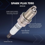 SYKRSS UF655 점화 코일 및 마쓰다 2 2011-2014 1.5L L4와 호환되는 7090 스파크 플러그 - ZJ20-18-100 ZJ20-18-100A 48754... 