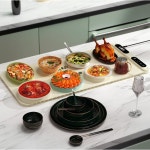 푸드 워머 다기능 실리콘 접이식 6종 가정용 온열매트 베이지옐로우 60 38cm 테이블 1단계 6종 베이지옐로우 60 38cm 테이블 : 혁신상인