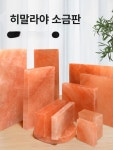 소금벽돌 찜질방 원석 솔트 히말라야 벽돌 소금방 미네랄 직사각형 20 x 10x2cm : 코알라트레이딩