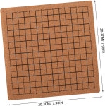 DIYEAH 마크라메 보드 공예용 우드 그리드 매듭 도구 및 코르크 땋기 위빙 뜨개질 프로젝트를 위한 정확한 측정 : 바나나하바나09