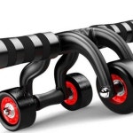 복근 롤아웃 휠 4륜 전신운동 코어강화 홈트레이닝 헬스 : 선녀다움