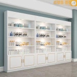 미용실 진열장 제품장 소품 화장품 보관함 염색약 장식장 매장용 헤어샵 수납함 선반 구형 200x60x24 : 하나고투