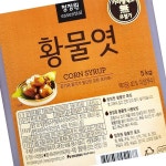 대상 황물엿 5k 4개 물엿 요리용 감미료 : 고운식자재