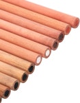 홍 12PCS 4가지 색상 스케치 연필 나무 그림 미술 용품 학생 초보자 전문 화가 흰색/상귀/세피아/블랙 선물 상자 포함 : 피넛유통