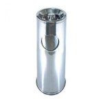 쓰레기통 휴게소 공원 휴지통 휴게실 재떨이 스텐 휴게 흡연 야외 소형 실쓰레기통 용재떨이 : 원세븐몰