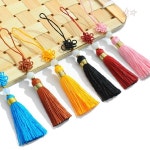 전통 매듭 장식 술 보자기 포장 액세서리 한복 소품 예단 장식용 컬러풀 디자인 : 정이네 잡화점