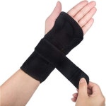 11054172 손 손목 보호대 서포트 압박 고정 고급 서포터 통기 보호 염좌 손목터널증후군 건초염 골절 경량 2개 알루미늄 플레이트 조절 가능... 