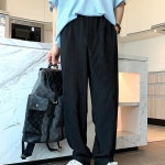 남자 플리츠 팬츠 봄 와이드 8월 발매 릴렉스핏 : 루프톤 글로벌