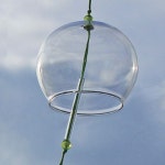 수제 유리 풍경 후우링 투명 풍경 맑은 소리 : 케와몰