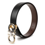 라프리마 페라가모 리버시블 간치니 벨트 67-A254-011 NERO+COCOA 764187 : 라프리마 LAPRIMA