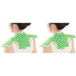 헬스 인대 압박 밴드 아대 후지쇼 Fujisho NEW 핫쿨 패드 그린 목·어깨용 고무를 사용하지 않아 냄새가 적은 타입 f9896 x 2 : 신우공팔