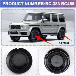 자동차휠캡 BC-383 BC383 휠 센터 허브 커버 캡 4개 147mm BC-455 C-1258 C-1258-LA5B TY-006용 : 행운몰2호점